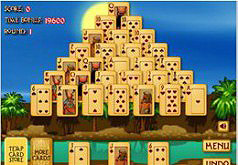 игра египетские пирамиды пасьянс
