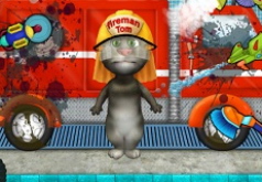 Игры Кот Том и Пожарная Машина