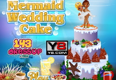 Игра Свадебный торт русалочки