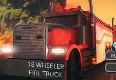 Игра 18 колёс Пожарная машина