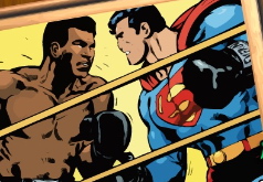 Игры Пазл Супермен против Мухаммеда Али