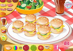 Игры Cute Little Mini Burgers Games