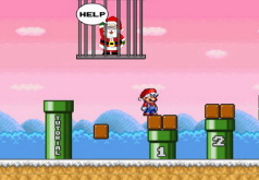 Игры Санту спасет Супер Марио