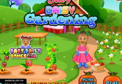 Игра Малыш и озеленение маргаритками