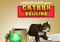 Игры Боулинг котом в коробку