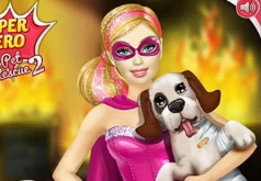 Игра Барби супергерой Спасение животных 2