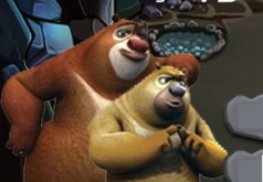 Игра Медведи соседи Большой медведь против зомби