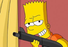 Игры Барт Симпсон отстреливает хулиганов