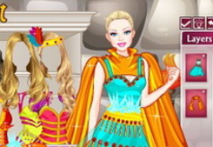 Игра Одеваем Барби принцессу рыцарей