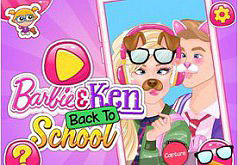 Игра Барби и Кен в Школе