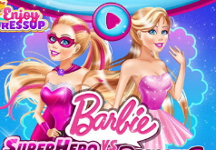 Игры Барби супергероиня и принцесса