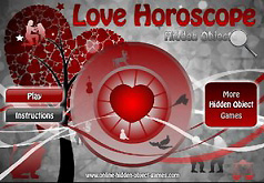 Игры Любовный гороскоп, скрытые объекты