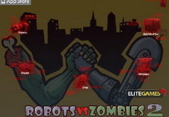 Игра Роботы против зомби 2