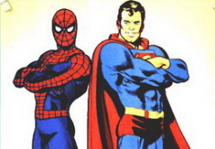 Игры Супермен и Человек паук|человек паук|супермен