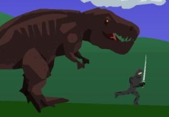 игры бегство от динозавра