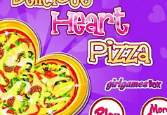 Игры Пицца в виде сердца