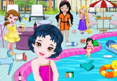 Игра Маленькая принцесса Очистка бассейна