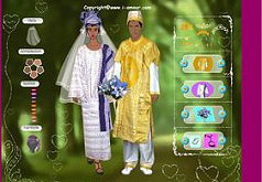 игры одевалка африканская свадьба