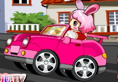Игра Гонки на розовой машине