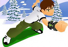 игры крутой сноубордист бен 10