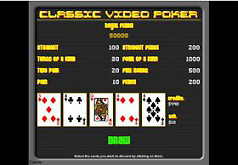 Игры Классический видео покер