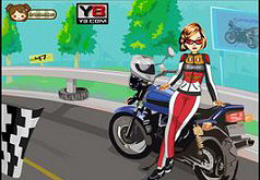 Игры девушка на мотоцикле