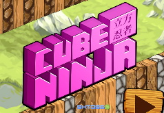 Игра Кубический Ниндзя: Бегалка