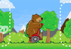 Игра Медведь на Гироскутере