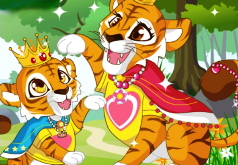 Игра Мама и Ребенок Тигры