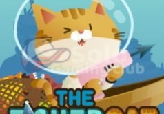 котик игры рыбы