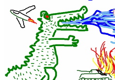 игра зеленый крокодил