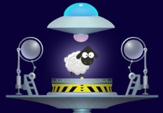 Игра Овцы уничтожают инопланетян онлайн