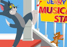 Игра Том и Джерри музыкальная лестница