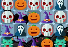 Игра Страшный Хэллоуин: три в ряд