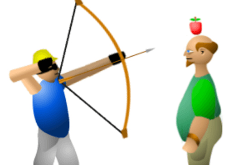 игры яблочная стрельба чемп