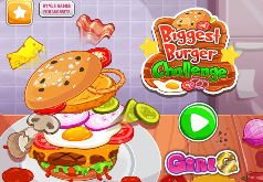 Игра Самый Большой Гамбургер Челлендж