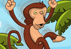 Игра Бег обезьянки по джунглям