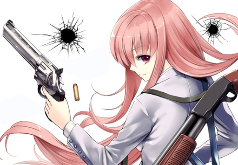 игры девушка с пистолетом