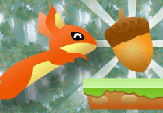 Игра Белка собирает орешки