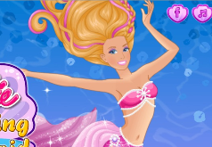 Игры Барби жемчужная принцесса русалка часть 2