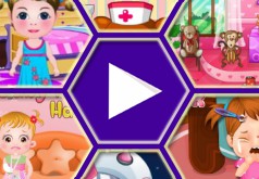 Игры Купание малыша часть 2