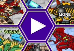 игры лего динозавры роботы