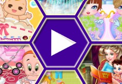 игры для девочек барби уход за малышами